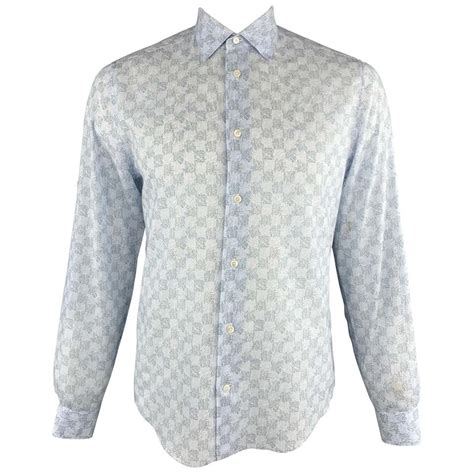 blue lv shirt|louis vuitton button up shirt.